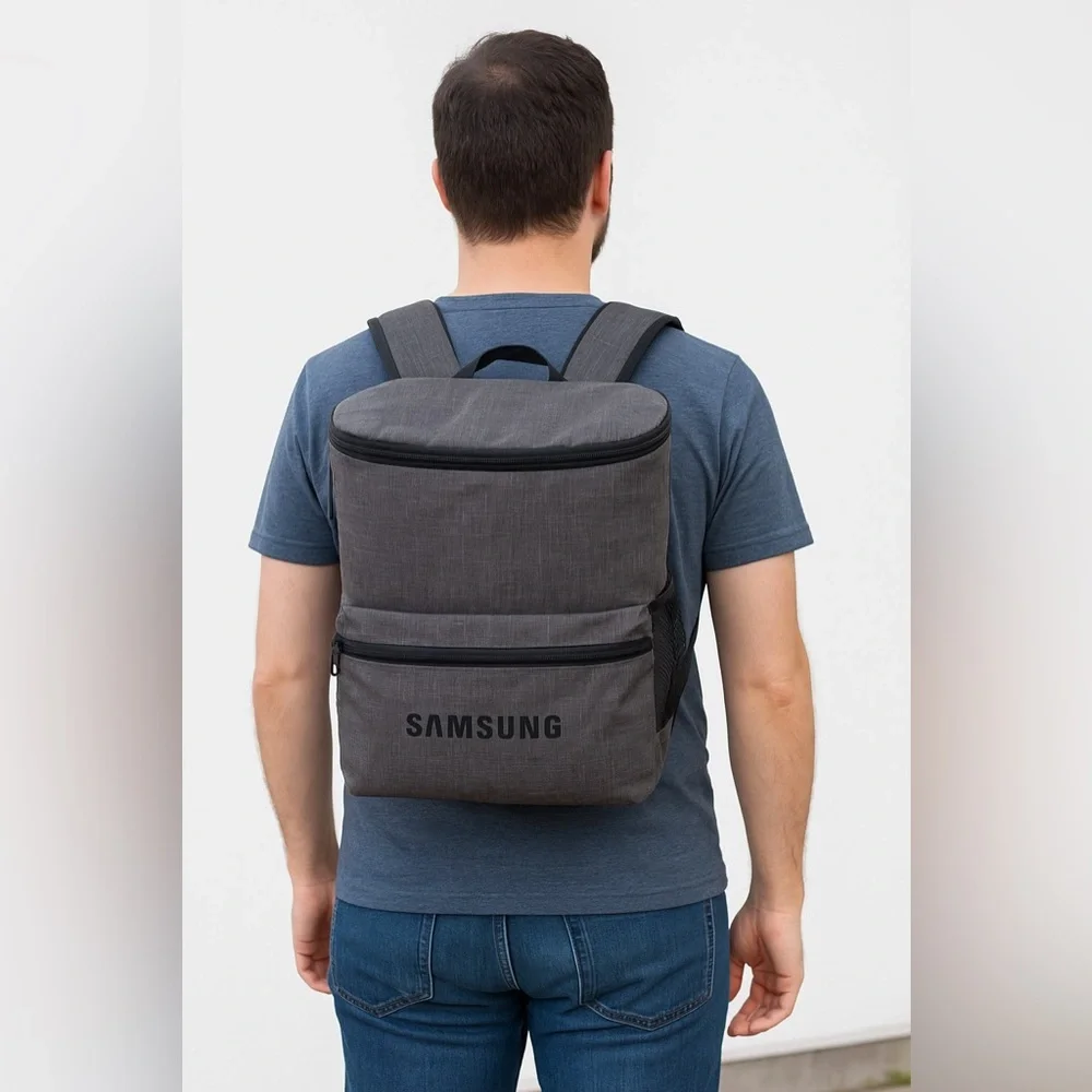 Samsung Insulated Backpack Cooler – Gray, Pre-Owned - Picture 1 of 8